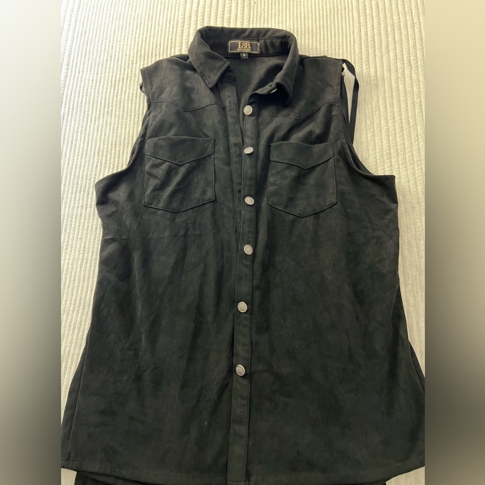 Fringe Button Vest